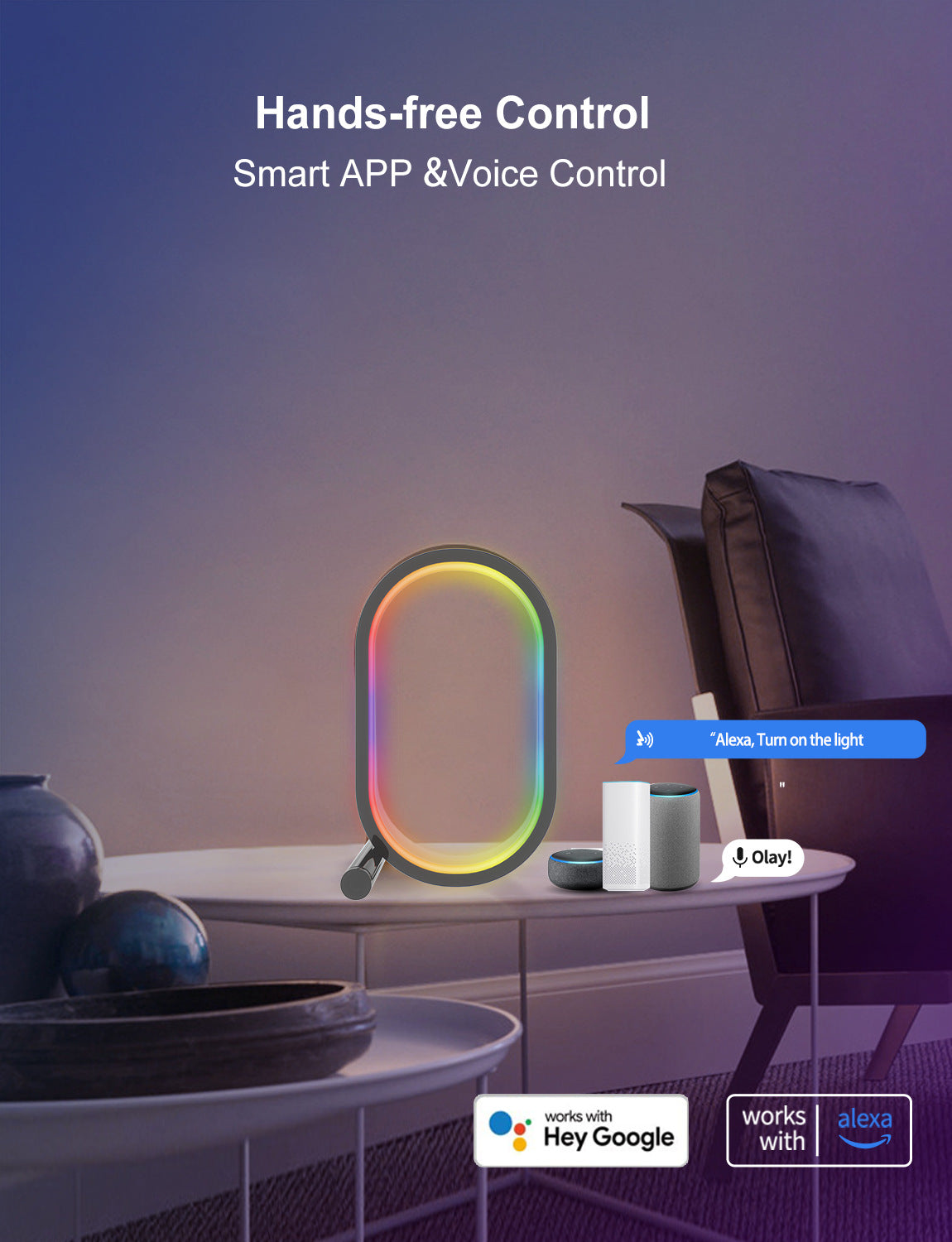 Lampe d'Ambiance RGB Intelligente