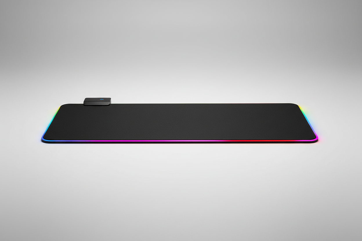 Tapis de Souris Gaming RGB LED XXL - Éclairage Symphony Antidérapant