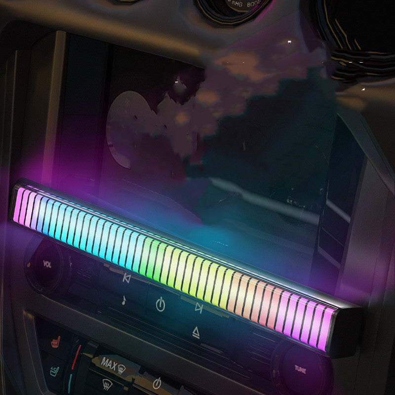 Barre LED RGB Intelligente - Contrôle Vocal & Rythme Musical Gaming