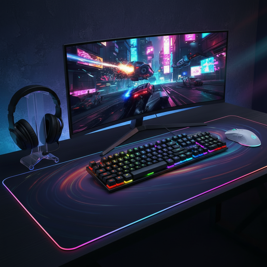 Clavier Gaming RGB Mécanique - Touches Flottantes & Rétroéclairage